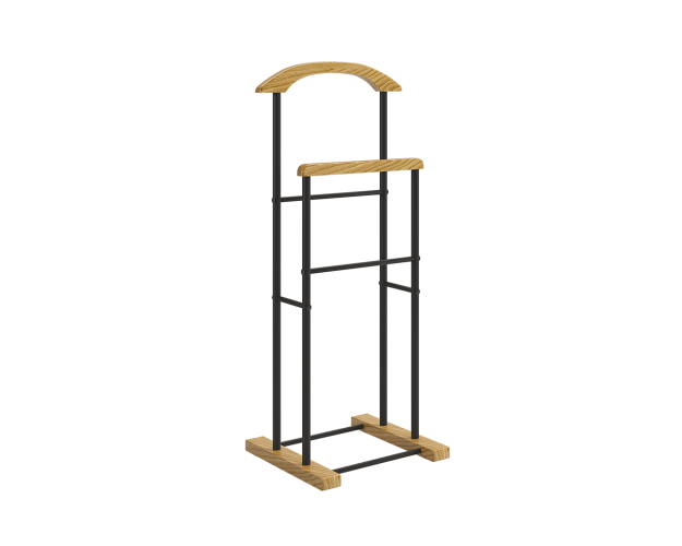 Вешалка Ника напольная черный / лак